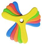 5 Kiwi Miniboom Foam Boomerangs - Safe Kids Boomerang for Sale for Light to NO Wind Throwing