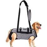 Ownpets Dog Lift Harness, Adjustable Pet Sling with Reflective Straps, Outdoor Sling Bag for Spine Protection, Whole Body Support, Rehabilitation Vest to Assist Aged, XXXL