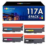 GPC Image Toner Cartridges Replacement for HP 117A W2070A W2071A W2072A W2073A Compatible with Color Laser 150a 150nw 150w MFP 178nwg 179fwg 178nw 179fnw (Black Cyan Magenta Yellow, 4-Pack)