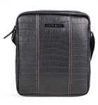 POLICE CROCO CLASSY PT Men's Black Color Cross Body Bag