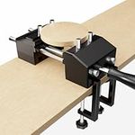 HEIZO Woodworking Bench Vise for Workbench, Table Vise Clamp-On Vise, Multi-Functional Combined Vise with Quick Adjustment for Woodworking, Cutting Conduit, Drilling, Metalworking