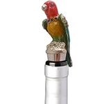 TenTen Labs Parrot Wine Bottle Stopper - Wine Stopper and Alcohol Stopper - Wine saver and Re-corker - Gift Box Included