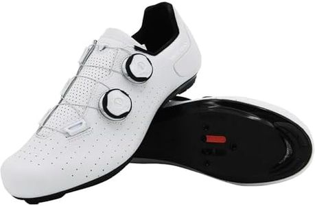 Tommaso Strada Elite Duale SPD & Peloton Shoes for Men—2 in 1 Cycling Shoes—Install Your Own Delta or SPD Cleats for Road Bicylces, Indoor Cycles & Most Mens Bikes—Quicklace Dial—Size 12US—46EU