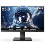 KOORUI 24 Inch Computer Monitor, 100Hz FHD 1080p Monitor, Build-in Speakers, HDMI, VGA, 75 x 75 mm VESA Mountable, FreeSync&G-Sync Compatible, Eye Protection and Ergonomic Tilt Adjustment