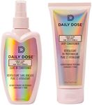 DAILY DOSE Moisturizing Duo: Leave-In Conditioner Detangler Spray + Deep Conditioner, Hair Mask/Masque - Detangles, Repairs, Restores Dry, Damaged, Color Treated Hair for All Hair Types