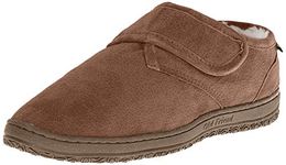 Old Friend Mens Adjustable Bootee Slipper, Chestnut Ii, 12 Wide US