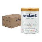 (6x800g) Kendamil Toddler Milk, Stage 3, 6-Pack – British Made, Whole Milk Formula, 12-36 Months – Vegetarian, No Palm Oil, No GMOs –with Omega 3 DHA, Omega 6 ARA and Prebiotics