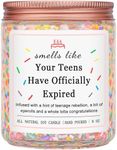 Homsolver Birthday Candles Gifts for 20 21 Year Old Female Girl Her, Happy 20th 21st Birthday Decorations for Women, College Graduation Gifts (Vanilla Birthday Cake Scent with Sprinkles)