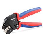 YMYP Open Barrel Terminal Wire Connector Crimping Tool - 24-16 AWG (0.25-1.5mm²) Crimper for AMP-TE 2.8/4.0/4.8/6.3 JST-SM2.54/XH2.54/VH3.96 & Molex (DX-YM-58BS)