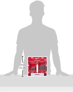 Milwaukee 19-Piece Drill Bit Set, 1-10mm – High-Speed Steel