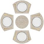 SHACOS Wedge Shape Placemats with C