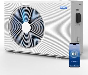 WARMBLU H35 Swimming Pool Heat Pump 120,000BTU 33,000 Gal High Efficiency COP16 Energy Save 45% Above Smart Inverter Control 220V