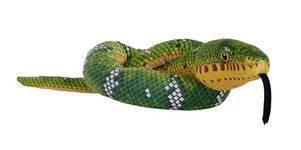 Wild Republic Snakes Eco Emerald Tree Boa, Stuffed Animal, 54 Inches, Plush Toy, Fill is Spun Recycled Water Bottles, Eco Friendly