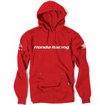 Factory Effex 'Honda Racing' Hooded Pull-Over Sweatshirt (Red, Medium)