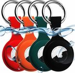 4 Pack AirTag Holder with Keychain 
