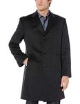 Kenneth Cole Reaction Men's Raburn Wool Top Coat - Gray - 46