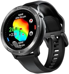 T11 PRO GPS Golf Watch w/NO FEES - Super OLED Touchscreen, Smart Putt View/Long Putt Guide, Wind Direction/Speed, Club Recommendation, Shot/Putt Tracking, Flashback, Tempo Practice, Green Undulation