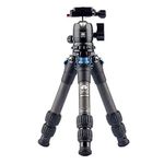 SIRUI AM-223 Camera Tripod Carbon Fiber Mini Travel Tripod Compact Desktop Tripod with 360° B-00K Ball Head, Arca Swiss Quick Release Plate, Loads up 10KG