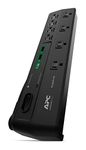 APC 8-Oultet Surge Protector 2630 Joules with USB Charger Ports, SurgeArrest (P8U2)