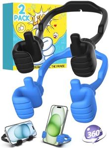 CALDEVER Stocking Stuffers Gifts for Teens Boys Girls Cell Phone Stand: Upgrade for Men Adults Kids Adjustable Lazy Thumbs Up Phone Holder for Desk Cool Gadgets Fun Gifts Ideas for Him Wife