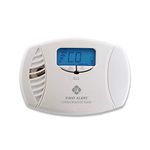 First Alert CO615A Carbon Monoxide Plug-In Alarm with Battery Backup and Digital Display