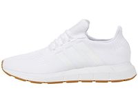 adidas Originals Men's Swift Run Running Shoe, White/White/Gum, 9.5