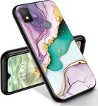 RYUITHDJP for Cricket Icon 4 Phone Case 6.5" Colorful Marble Design, Phone Case for Cricket Icon 4 Case TPU Stylish Protective Cover