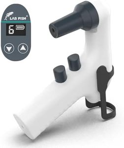 LAB FISH Laboratory Electronic Pipettors Pump Pipette Controller for Lab | 0.1~200ml Range 6 Adjustable Speeds | LCD Display 8h Rechargeable Lithium Battery with Standing Stand