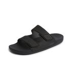 Reef Mens Cushion Tradewind Slides Sandals Black 10 UK