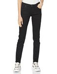 Lee Women's Scarlett Skinny Jeans, Black Rinse, 32W / 31L