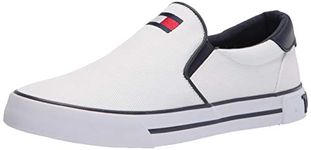 Tommy Hilfiger Men's Roaklyn Sneaker, White, 7.5, White, 7.5