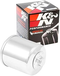 K&N Motorcycle Oil Filter: High Performance, Premium, Designed to be used with Synthetic or Conventional Oils: Fits Select Suzuki Vehicles, KN-138C