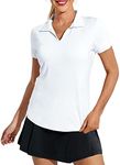 MIER Women's Golf Polo Shirts Colla