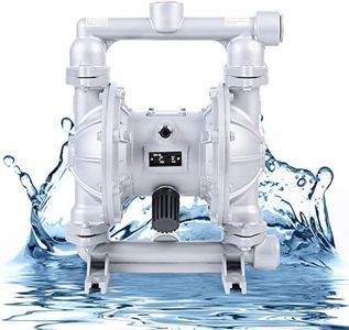 Air-Operated Double Diaphragm Pump, QBK-25L Aluminum Alloy 1 inch Inlet Outlet (USA Stock) (QBK-25L)