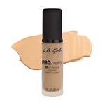 L.A GIRL L. A Girl - Hd Pro Matte Foundation For All Skin Type-Bisque|Medium To Full Coverage Foundation|Long Wearing,Buildable Coverage|Best For Normal To Oily Skin Types|Suede-Like Finish|30Ml