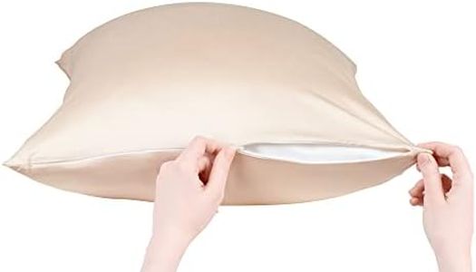 Pillowcase for Acne Prone Skin - Anti-Acne Copper Infused Pillow Case 1pc, Dermatologist-Tested Vegan Silk Pillowcase Queen Size 20x30, Cooling Silky Satin Pillow Cases for Hair and Skin