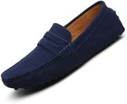 DADAWEN Men's Classic Suede Penny L