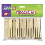 Chenille Kraft Natural Flat-Slotted Clothespins (CKC368501)