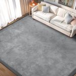 ILPEOD Baby Play Mat 1.2" Thick Memory Foam Nursery Rug Area Rug, 13’1” X 6’7” Yoga Mat Playmat Crawling Mat for Baby,Toddlers, Infants, Kids,Floor Mat Tatami Mat for Living Room with Non-Slip(Grey)