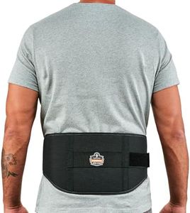 Ergodyne ProFlex 1500 Weight Lifters Style Back Support Belt, Large, Black