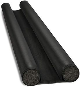 com-four® Coupe-Vent pour la Porte - Joint Bas de Porte - Coupe-Vent avec Double Joint - Protection Contre Les Courants d'air et Le Bruit - 86 cm (001 pièces)