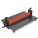 JD9 25.5" Cold Laminator Machine 10mm Manual Vinyl Photo Film Cold laminator Cold Roll laminator Hand Crank Pressure