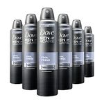 Dove Cool Fresh Anti-Perspirant Deodorant Aerosol for Men 250 ml - Pack of 6