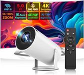 RHSTAO 4K Mini Projector with WiFi 