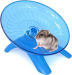 Hamster Flying Saucer,Hamster Wheel Hamster Toys Plastic Hamster Flying Saucer Silent Running Exercise Silent Running Exercise Wheel Pet Spinner Toy for Hamsters Gerbils Mice Small Animals (Blue)