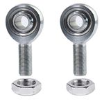 GaiRen 3/4” Heim Joints Rod End, JMX Series 3-Piece Heavy Duty .75" Chromoly Joints Panhard Rod End Kit with Jam Nuts