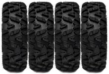 Set of 2 ATV/UTV All-Terrain Tires Off-Road Mud/Trail Tubeless Tires
