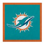 Miami Dolphins 35ââ‚¬Â Felt Wall Banner ââ‚¬â€œ Rico Industries Premium NFL Football Flag with Command Strips to Hang - USA Made ââ‚¬â€œ Show Team Spirit with Sports Fan DÃƒ©cor in the Man Cave, Game Room, Dorm