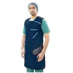 IS IndoSurgicals lead apron for x-ray protection, BARC Approved (Lead Equivalency 0.25mm)