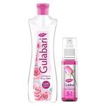 Dabur Gulabari Premium Rose Water – Natural, 400 ml & Dabur Gulabari Rose Glow Face Cleanser, 100 Ml